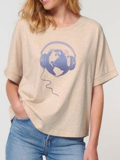 T-shirt femme "Ecoute la Terre"