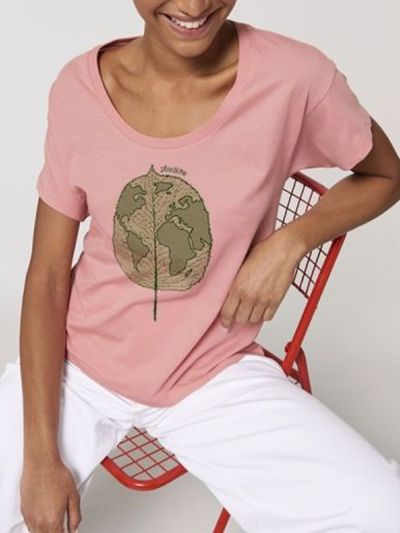 T-shirt femme ''Plan(è)te Feuille''