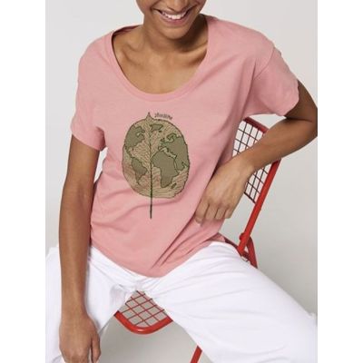 T-shirt femme ''Plan(&egrave;)te Feuille''