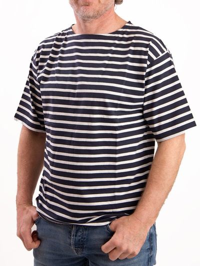 Marinière Brest à manches courtes en coton – L’authentique version estivale