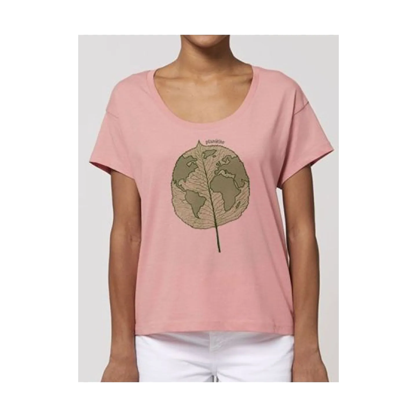 T-shirt femme ''Plan(è)te Feuille''