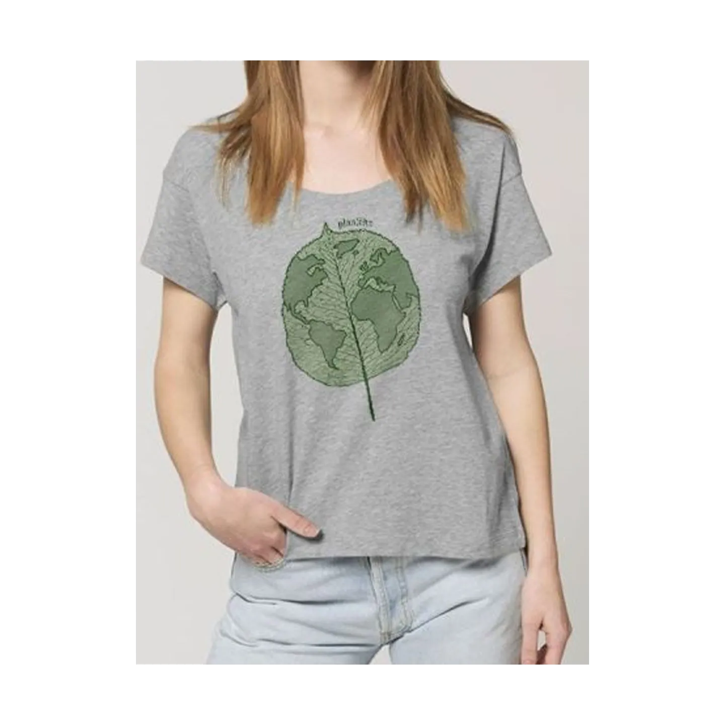 T-shirt femme ''Plan(è)te Feuille''