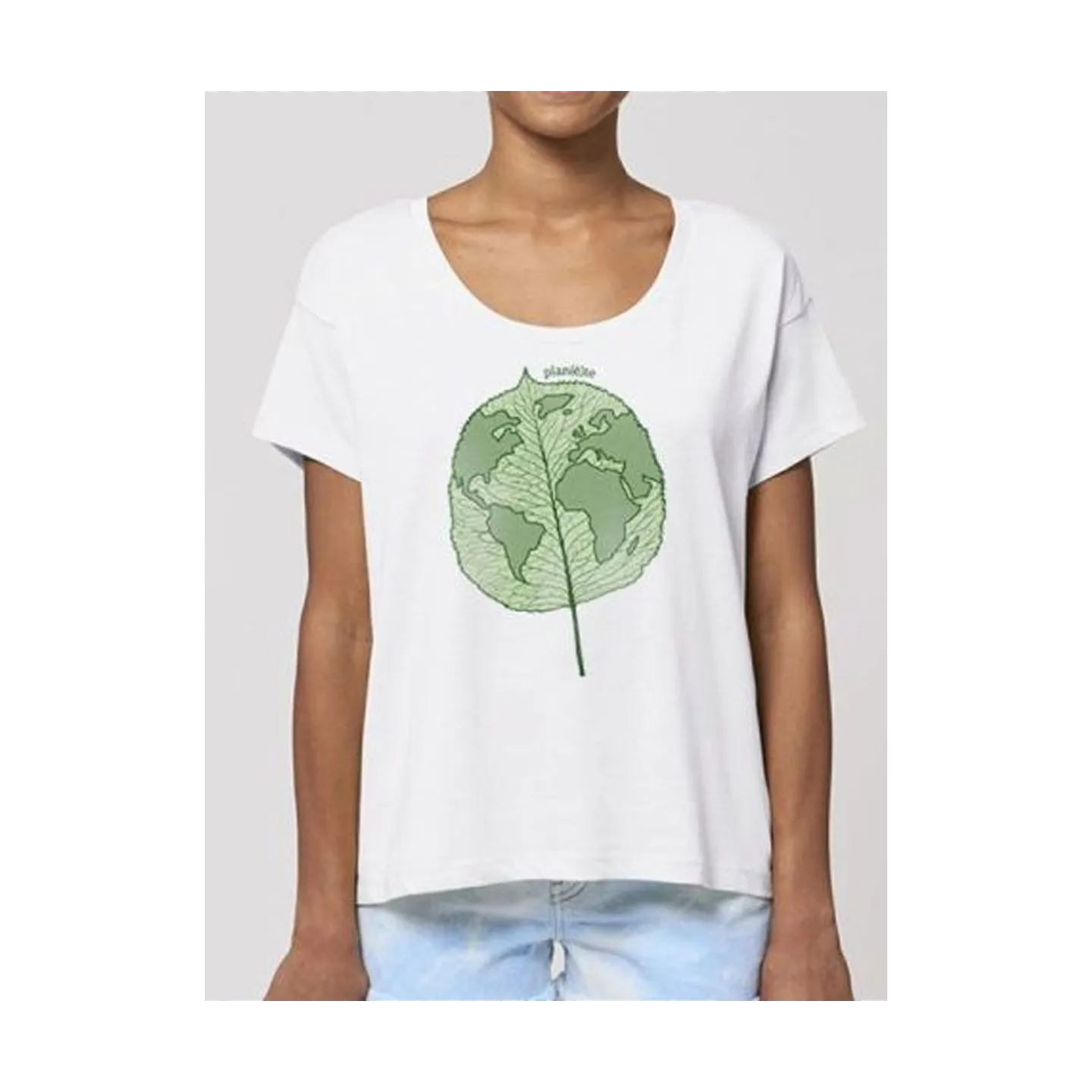 T-shirt femme ''Plan(è)te Feuille''