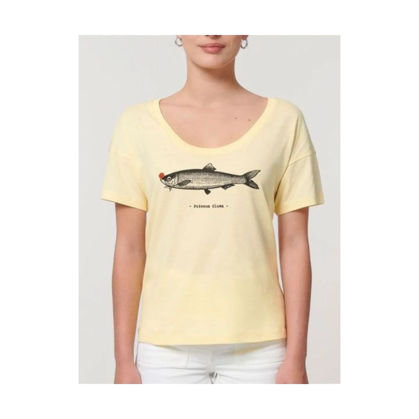 T-shirt femme Poisson Clown