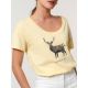 T-shirt femme ''Gaz à effet de cerf''