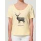 T-shirt femme ''Gaz à effet de cerf''