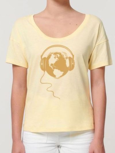 T-shirt femme ''Ecoute la Terre''