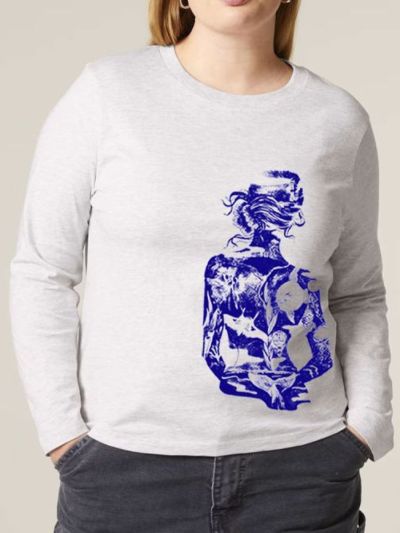 T-SHIRT MANCHE LONG FEMME "SIRÈNE" BY JORDAN GENTS  