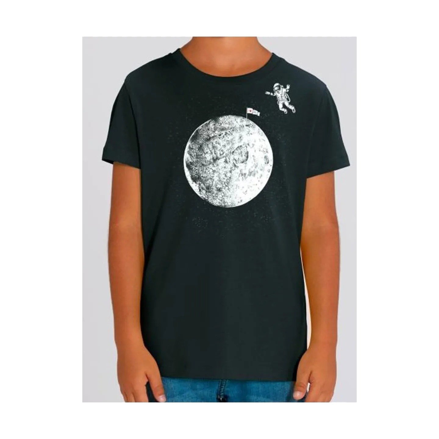 T-shirt enfant "Black moon" By the ink