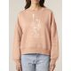 SWEAT FEMME COL ROND "Sur le fil blanc"