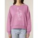 SWEAT FEMME COL ROND "Sur le fil blanc"