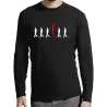 T-shirt manches longues homme "Deconnecté"