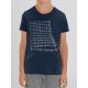 Tee shirt enfant "je ne dois pas ecrire sur mon tee shirt"