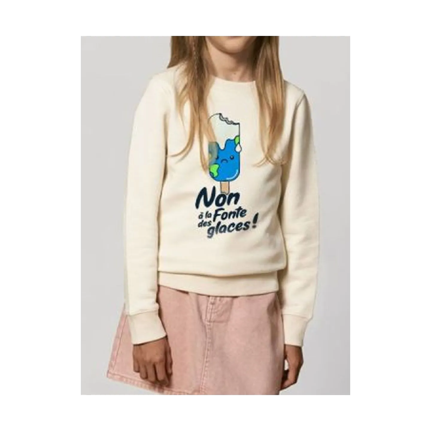 Sweat enfant Non à la fonte des glaces