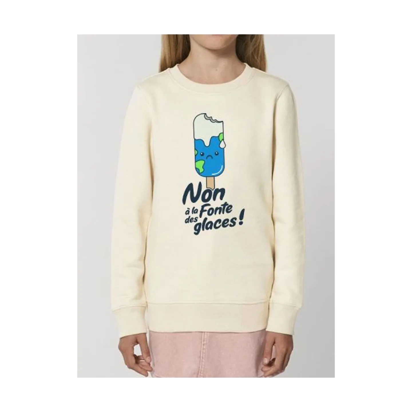 Sweat enfant Non à la fonte des glaces