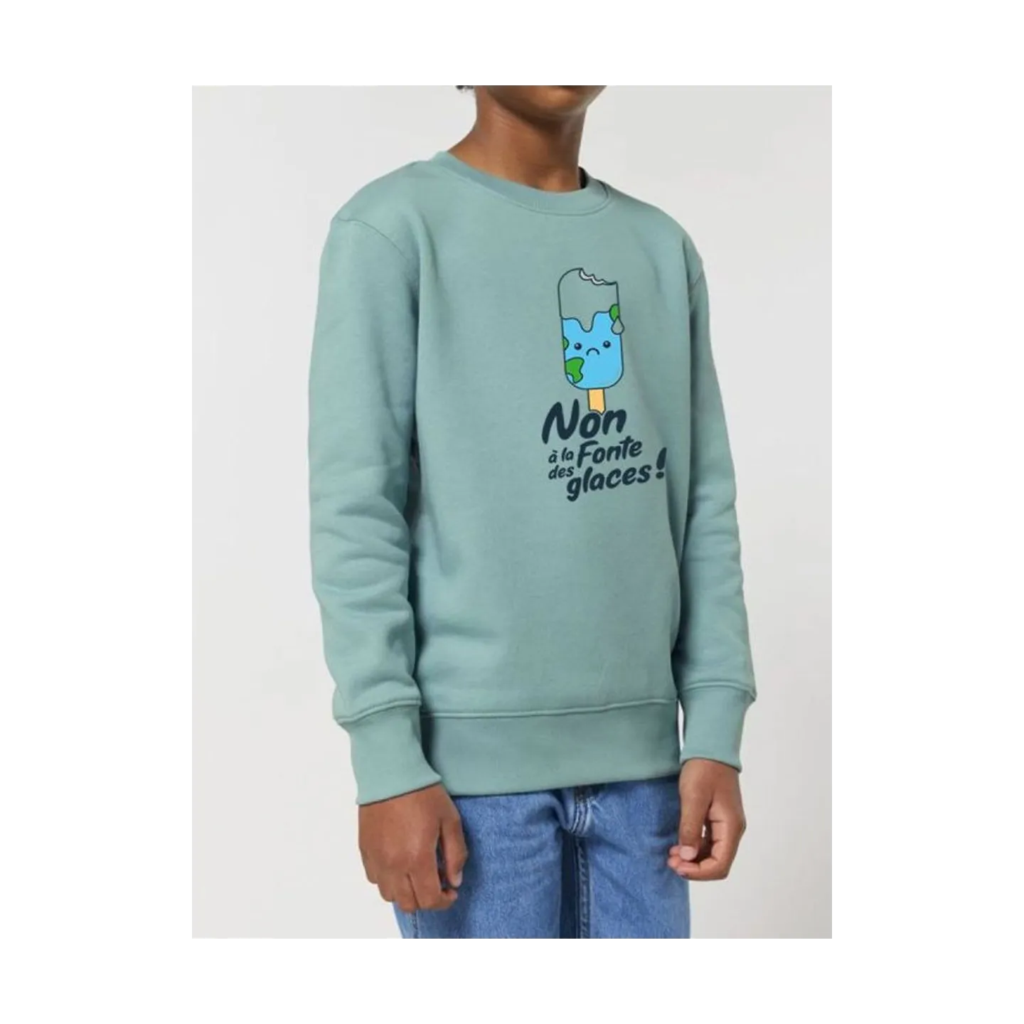 Sweat enfant Non à la fonte des glaces