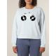 SWEAT FEMME COL ROND "VELO VINYLE"