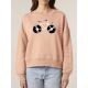 SWEAT FEMME COL ROND "VELO VINYLE"