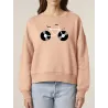 SWEAT FEMME COL ROND "VELO VINYLE"