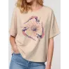 T-shirt femme loose "Nageuses" par Ruliano des Bois