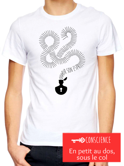 T-shirt homme "Ouvrir son esprit"