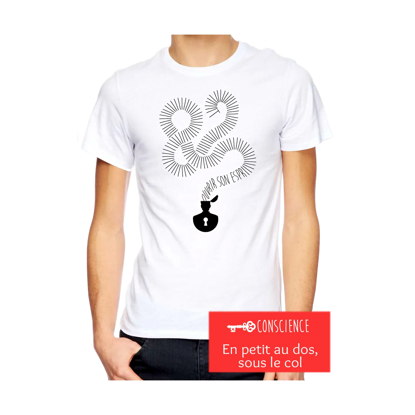 T-shirt homme "Ouvrir son esprit"