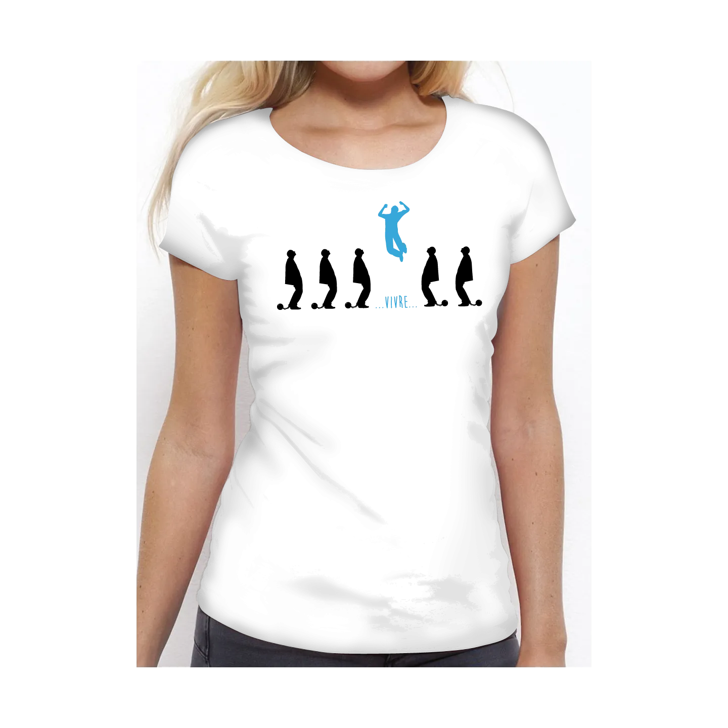 T-shirt femme "Vivre"