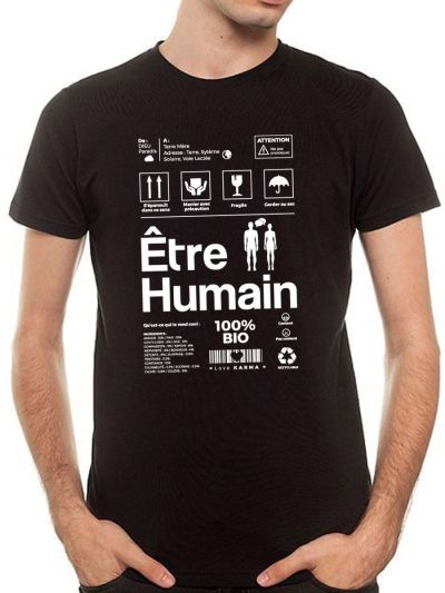T-shirt homme "Etre Humain"