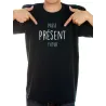 T-shirt homme "passé PRESENT futur"