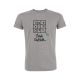 Tee shirt homme original "Think outside" en coton biologique