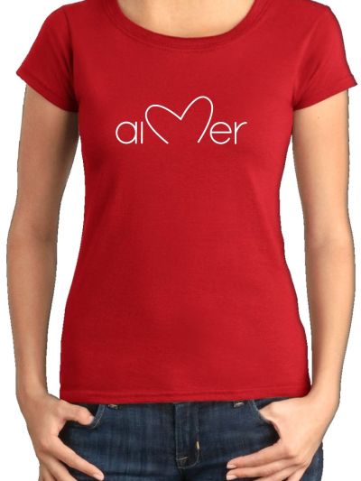 T-shirt femme "Aimer"