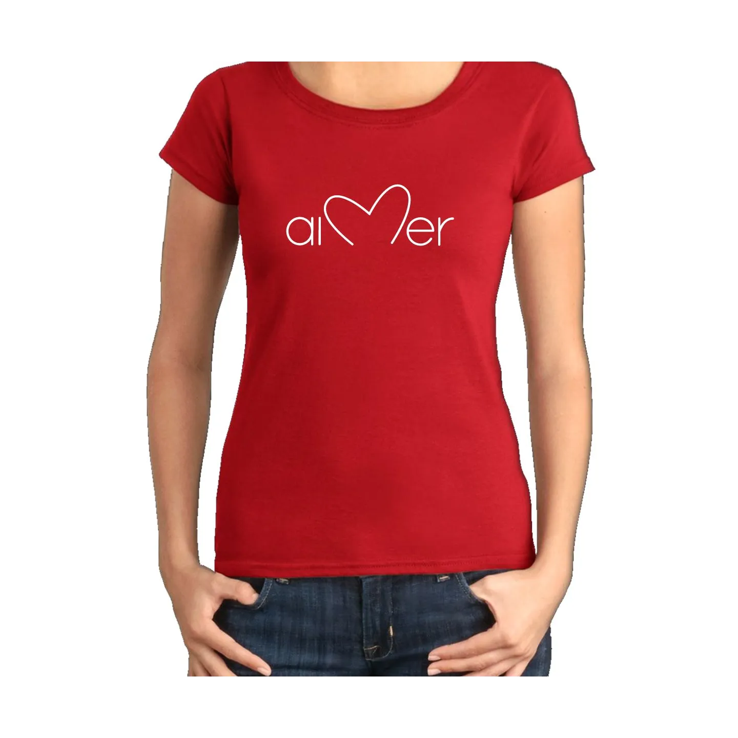 T-shirt femme "Aimer"