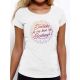 T-shirt femme "Demain je me lève de bonheur"