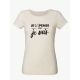 T-shirt femme "Je (dé)pense donc je suis"