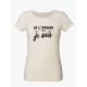 T-shirt femme "Je (dé)pense donc je suis"