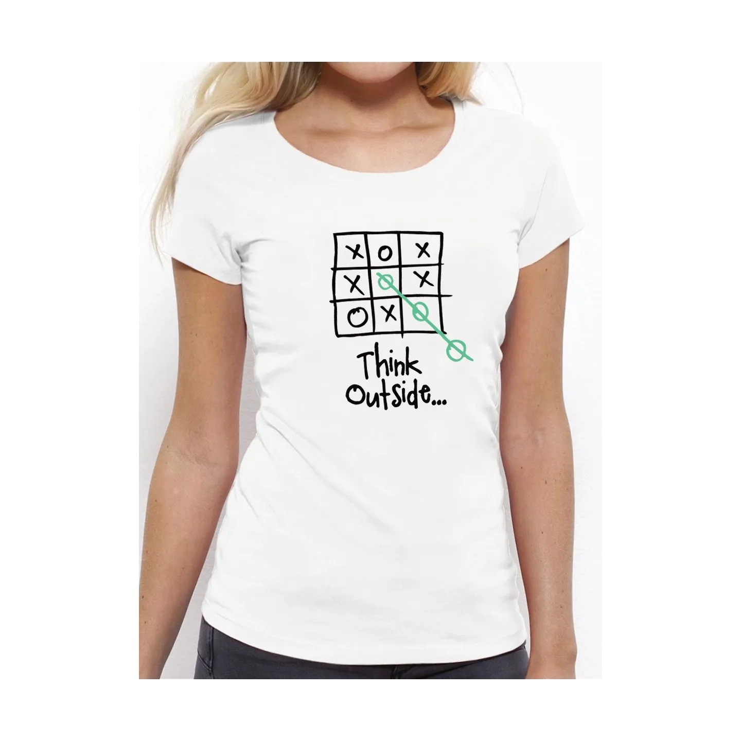 T-shirt femme "Think outside"