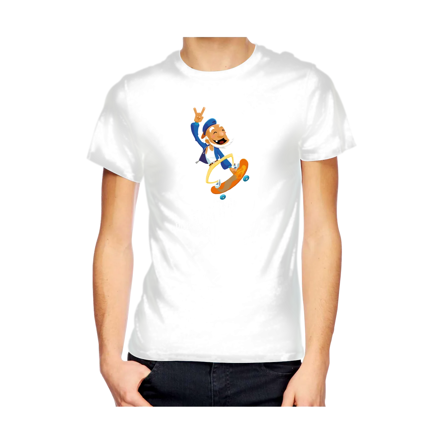 T-shirt homme "PLUTOT MURIR QUE VIEILLIR"