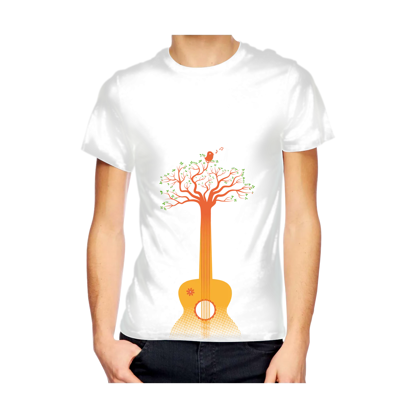 T-shirt homme "guitarbre"
