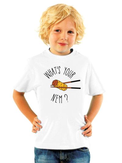 T-shirt enfant "What 's your nem ?"