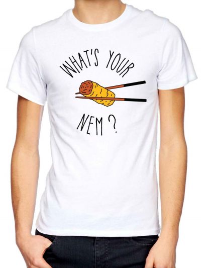 T-shirt homme "What's your name ?"