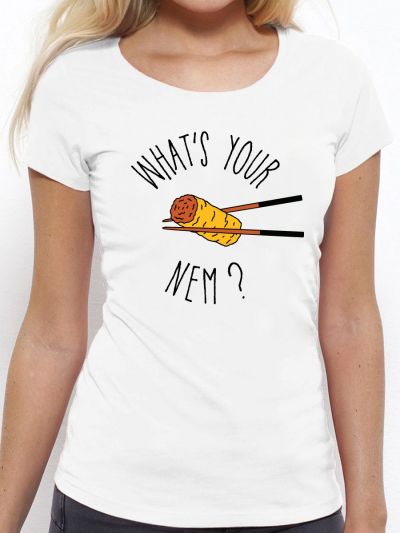 T-shirt femme "What's your nem ?"