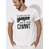 T-shirt homme "je pourrais être sympa mais ce serait chiant"
