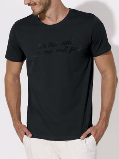 Tee shirt homme "On me voit, on me voit pas"