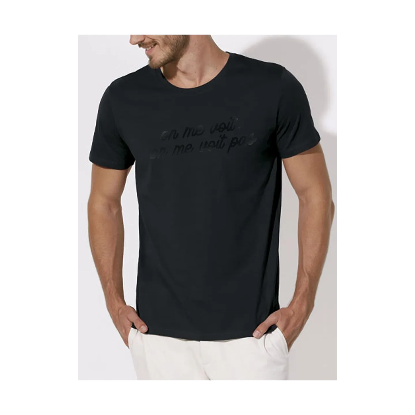 Tee shirt homme "On me voit, on me voit pas"