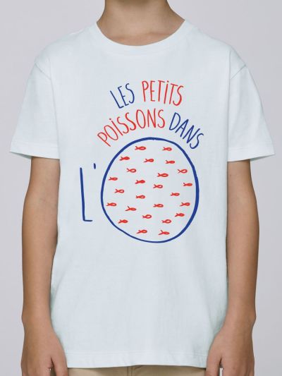 T-shirt enfant "Les petits poissons dans l'o"