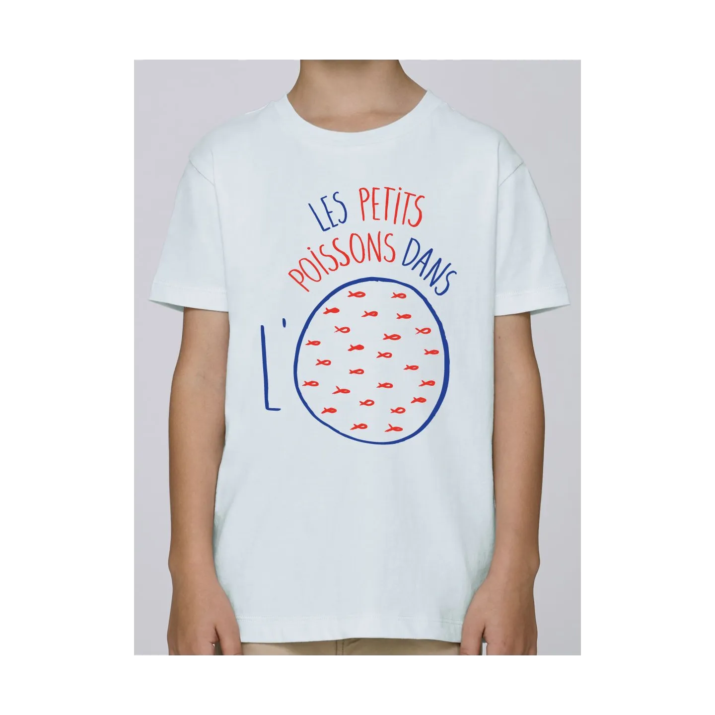 T-shirt enfant "Les petits poissons dans l'o"