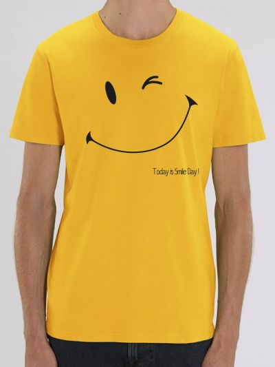 T-shirt homme "Today is smile day"