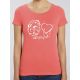 T-shirt femme "ecoute ton coeur"