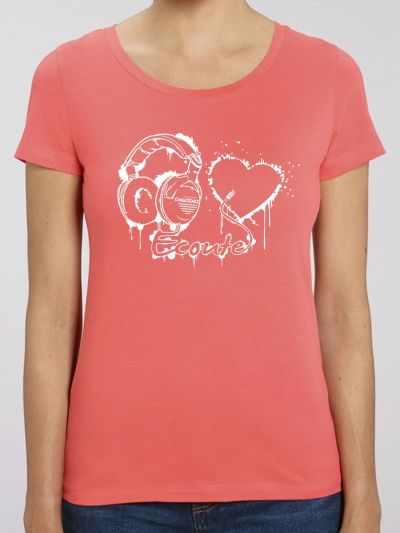 T-shirt femme "Écoute ton coeur"