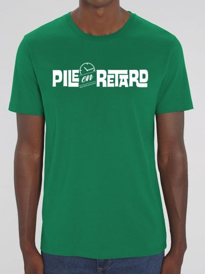 Tee shirt homme "Pile en retard"